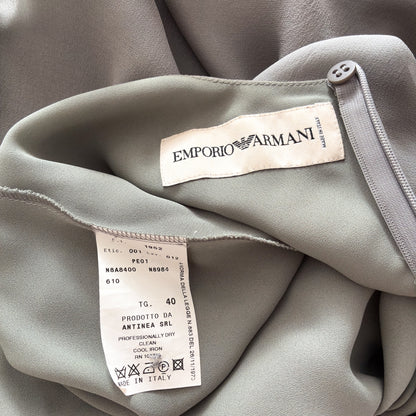 Emporio Armani 2001 Silk bare back dress - runway