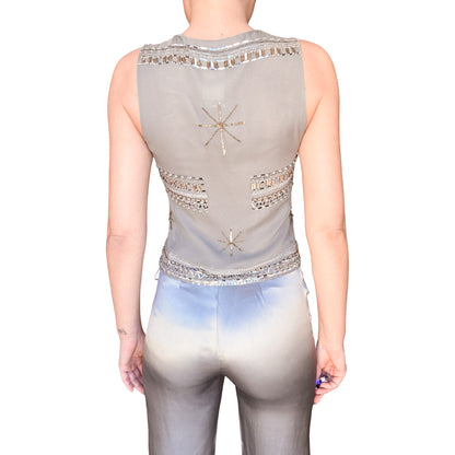 Emporio Armani 2001 silk set - runway