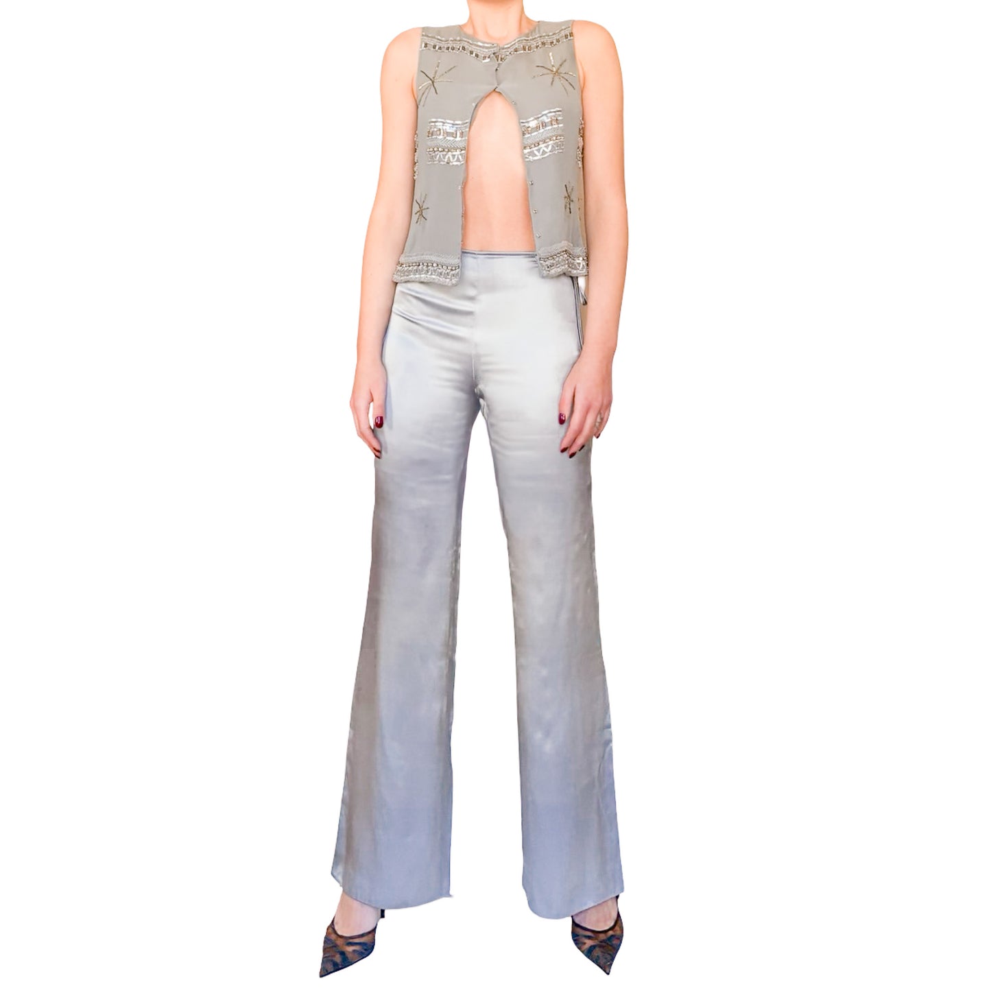 Emporio Armani 2001 silk set - runway