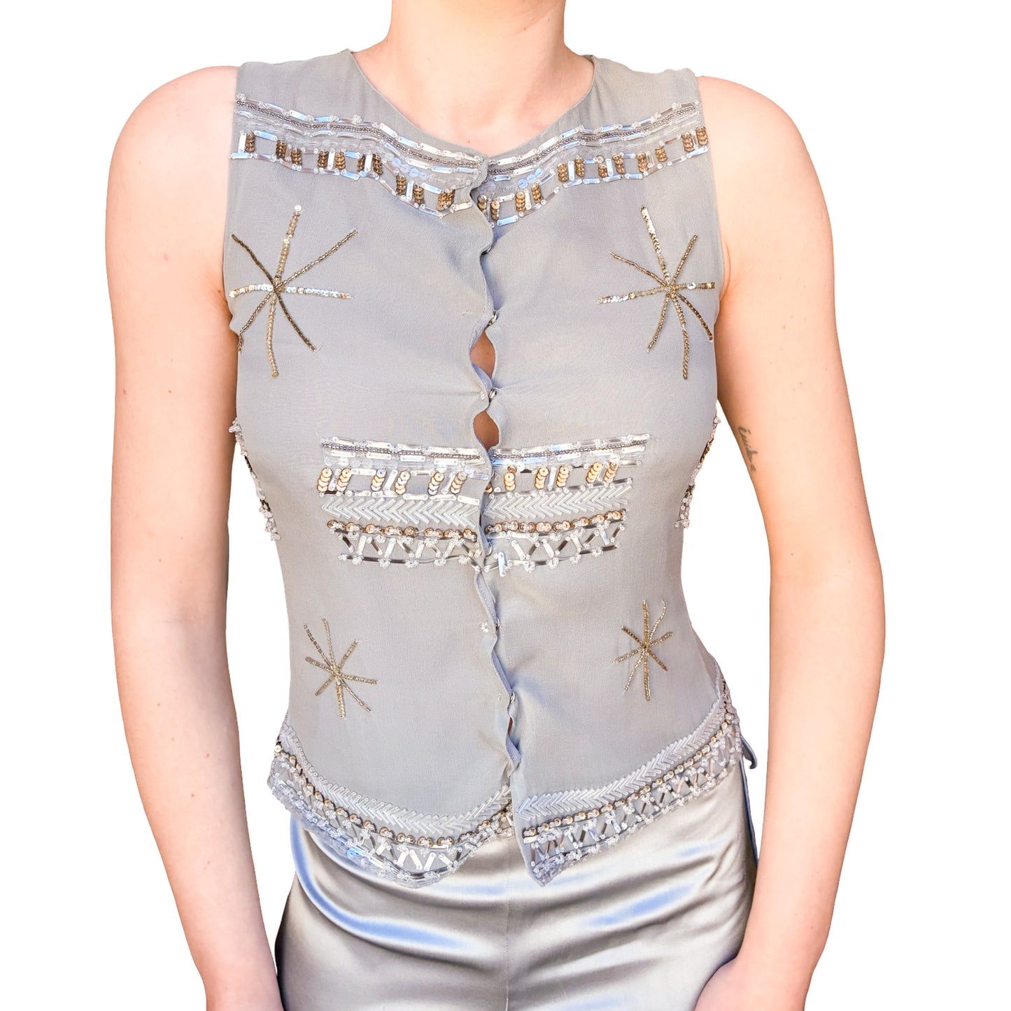 Emporio Armani 2001 silk set - runway