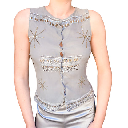 Emporio Armani 2001 silk set - runway