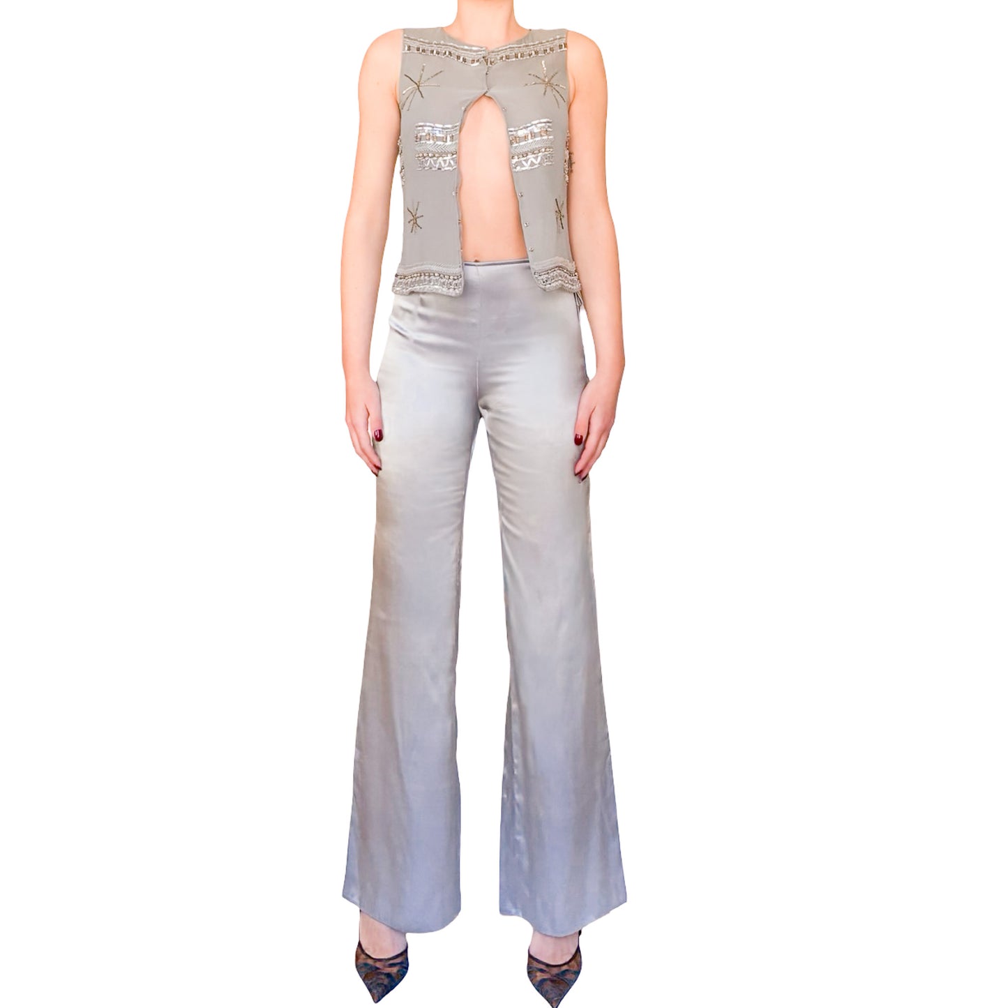 Emporio Armani 2001 silk set - runway