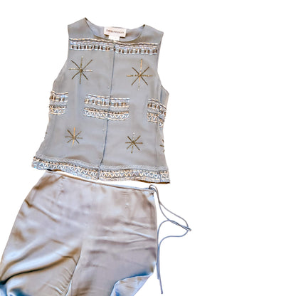 Emporio Armani 2001 silk set - runway