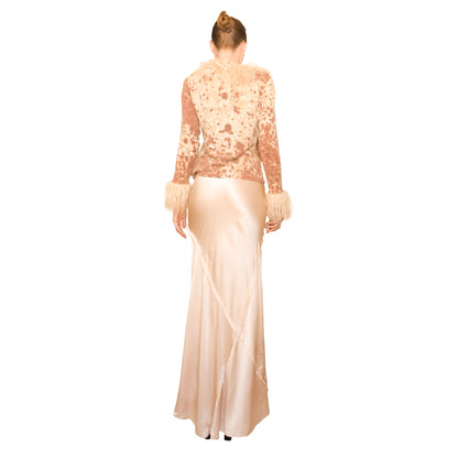Roberto Cavalli FW 2001 mermaid silk skirt - documented