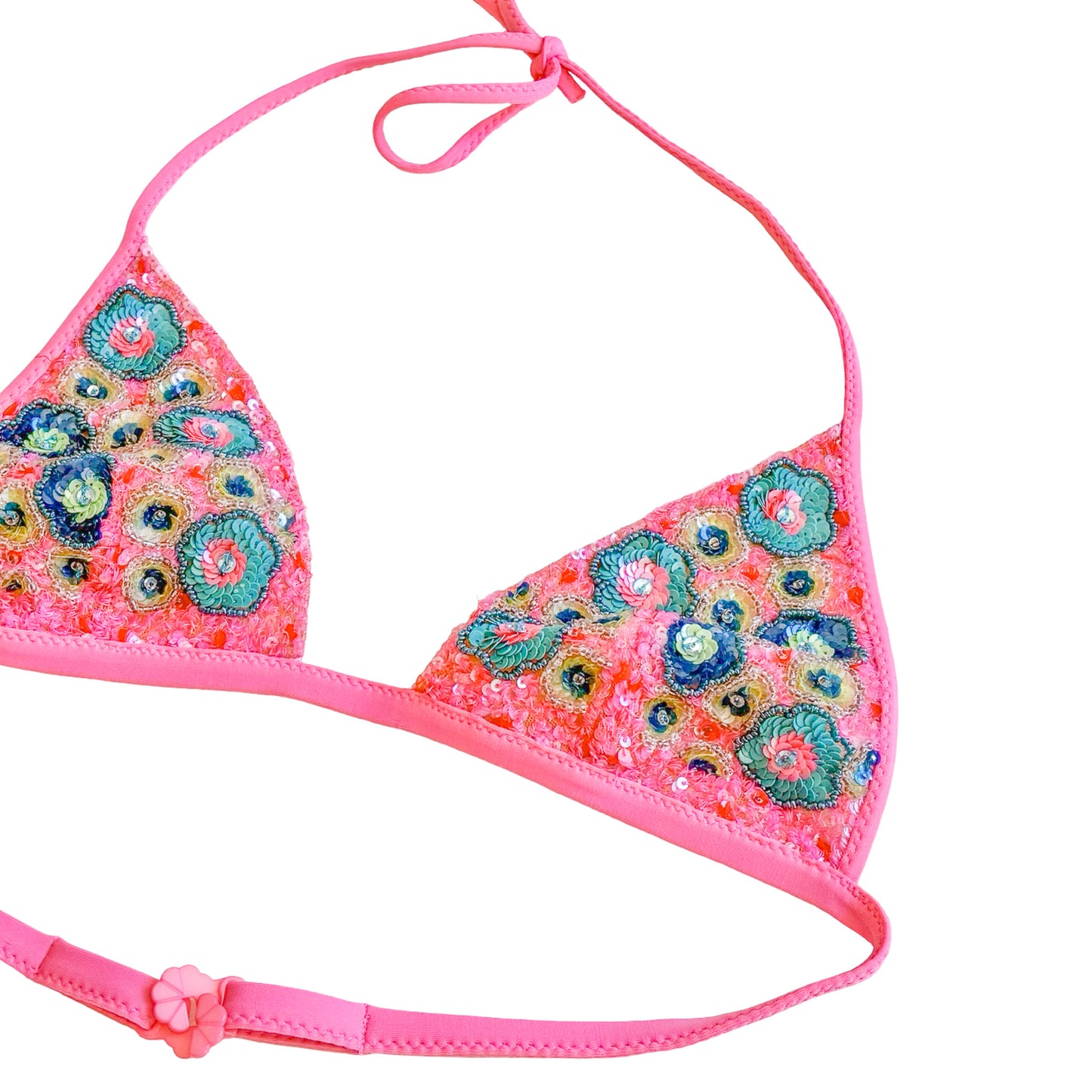 La Perla Embellished Halter Bra Top