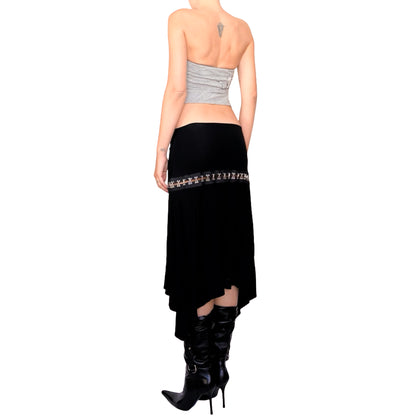 Plein Sud 2003 hooked-up wool skirt - documented