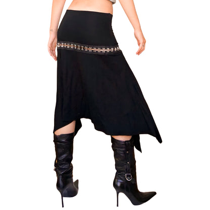 Plein Sud 2003 hooked-up wool skirt - documented