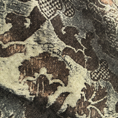 Roberto Cavalli 2001 wool brocade piercing skirt - Documented