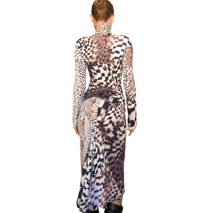 Roberto Cavalli 2003 Checkerboard Set - Runway