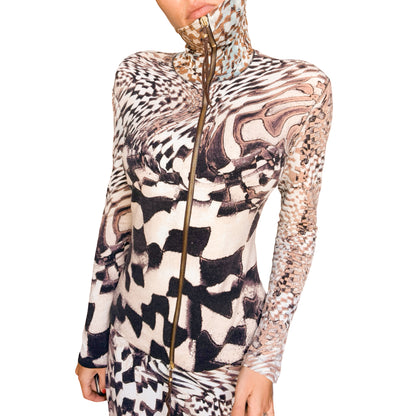 Roberto Cavalli 2003 Checkerboard Set - Runway