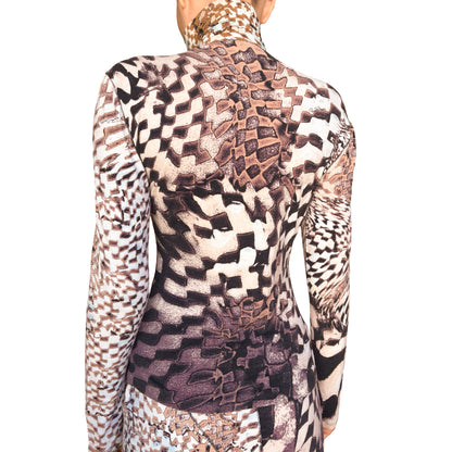 Roberto Cavalli 2003 Checkerboard Set - Runway