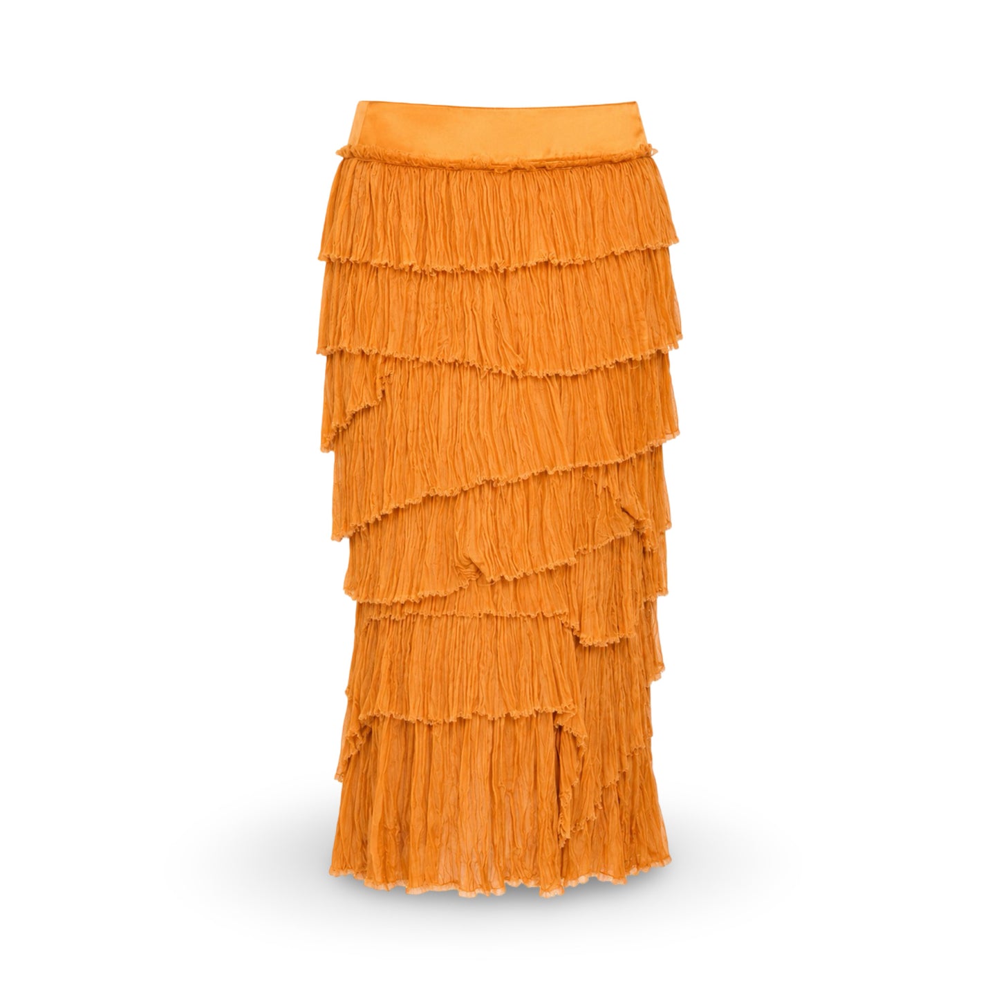 Ermanno Scervino Fall 2005 Amber Silk Skirt - Runway