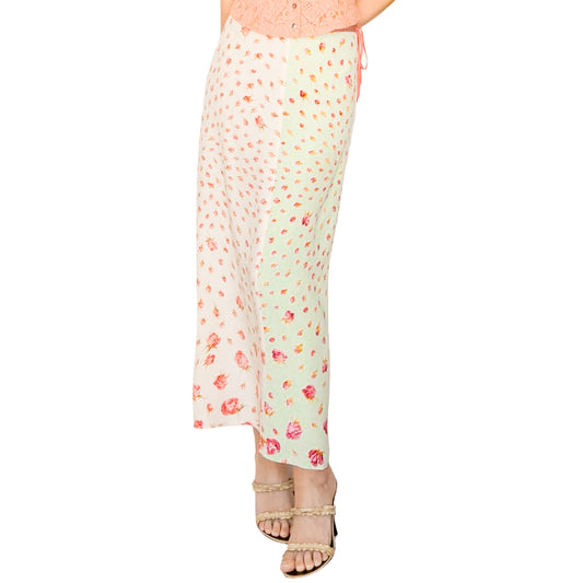 Blumarine 2000 silk maxi skirt - documented