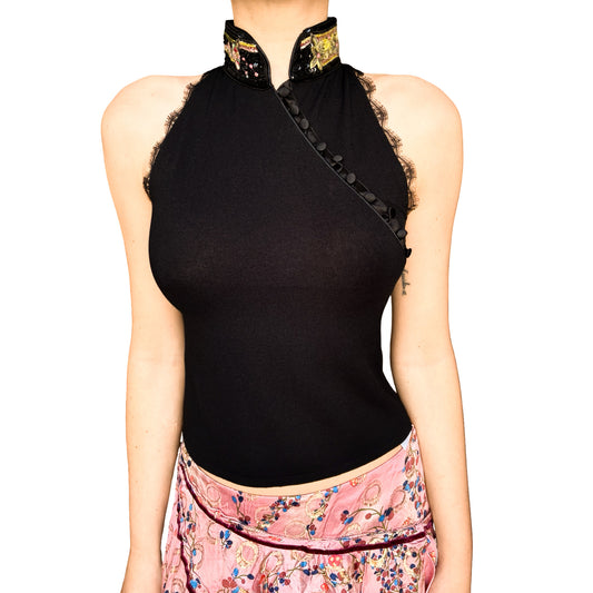 Blumarine 2003 RARE Mandarin Top - runway