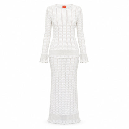 Christian Lacroix 90s RARE Openwork Knit Set