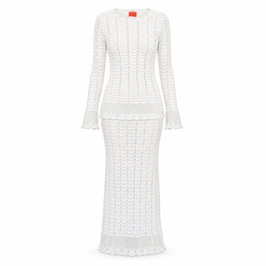 Christian Lacroix 90s RARE Openwork Knit Set