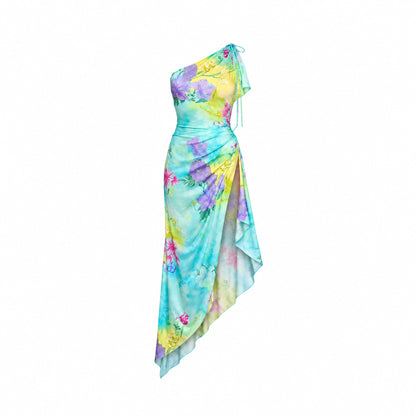 Emanuel Ungaro 2000 Watercolors Dress