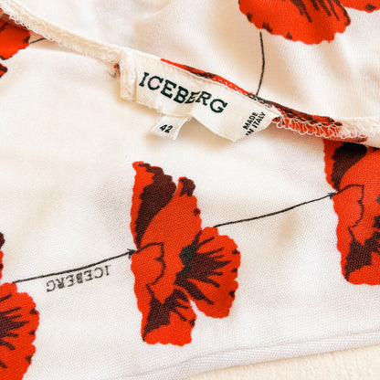 Iceberg 1997 Iconic Poppy T-Shirt - runway