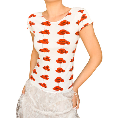 Iceberg 1997 Iconic Poppy T-Shirt - runway