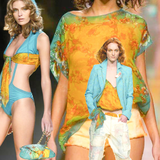 Iceberg 2005 Silk Draped Top - Documented