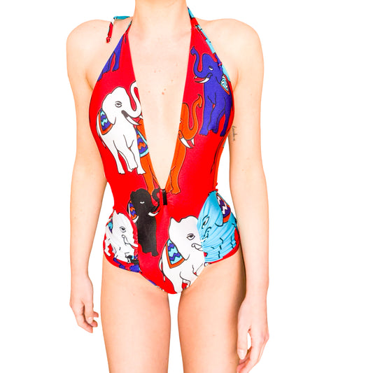 Italian Designer 90's Fun Swimsuit - Dead stock