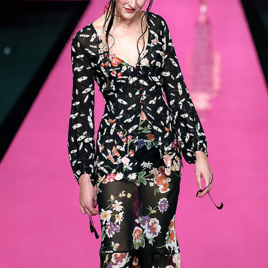 Lolita Lempicka 2000 Midnight Garden Blouse - Runway