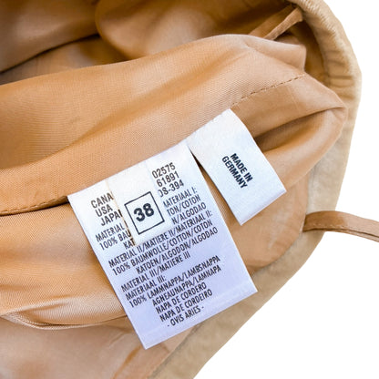 Nomadic Cotton Velvet Skirt w/ Nappa Lamb Fur