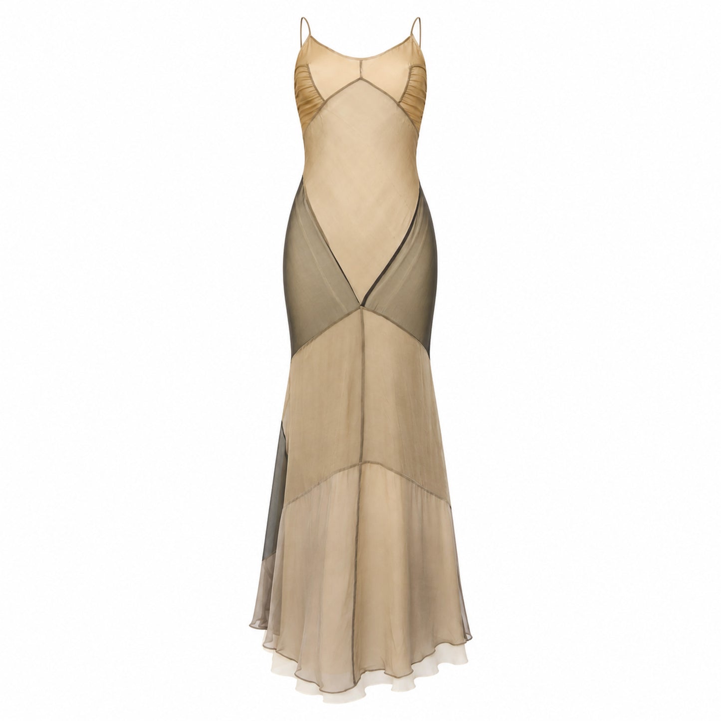 Plein Sud  1999 Silk Bias Cut Dune Dress - documented