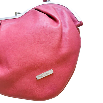 John Galliano 2008 heart shaped leather bag
