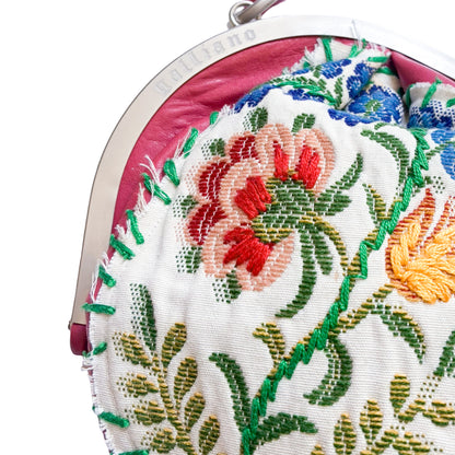 John Galliano 2008 heart shaped leather bag