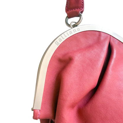 John Galliano 2008 heart shaped leather bag