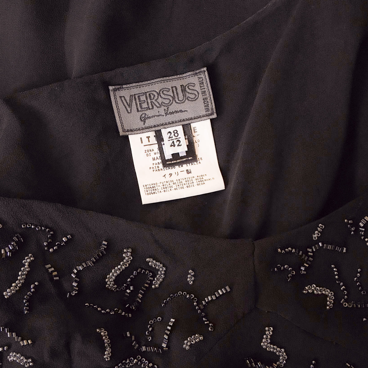 Versus 1996 Nightfall Silk Gown
