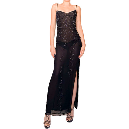 Versus 1996 Nightfall Silk Gown