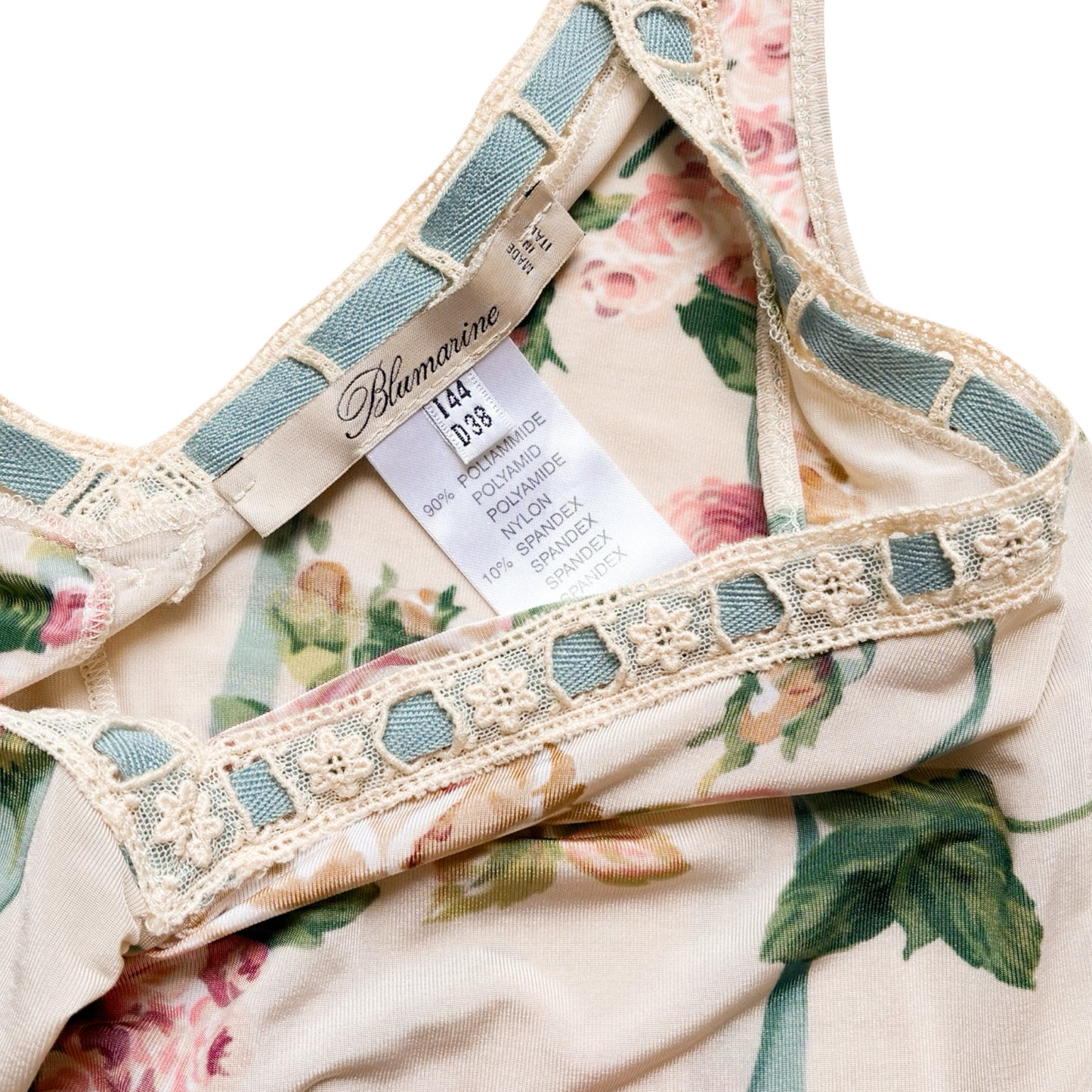 Blumarine S/S 2006 floral coquette dress - documented