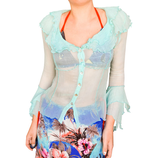 French Brand 2000's silk blouse