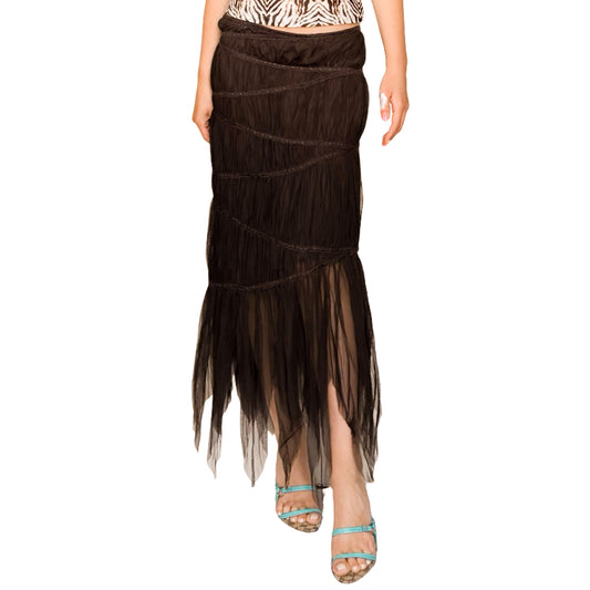 Luxury French designer VTG fairy silk skirt