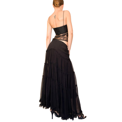 Valentino 2002 lace bustier