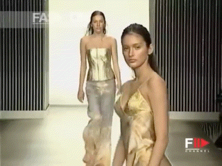 Roberto Cavalli  1999 Foam Flared Pants - runway