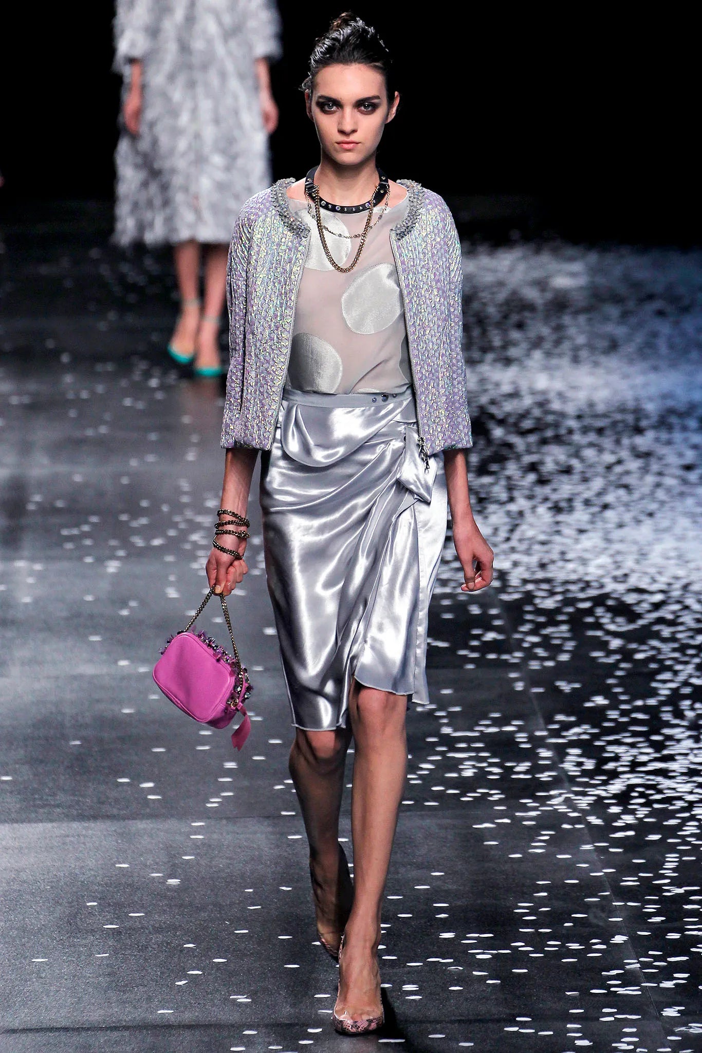 Nina Ricci 2013 liquid skirt - runway