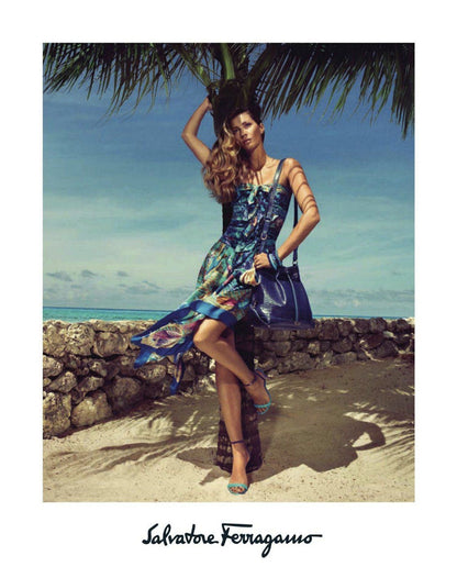 Salvatore Ferragamo 2012 Silk Bustier – Runway