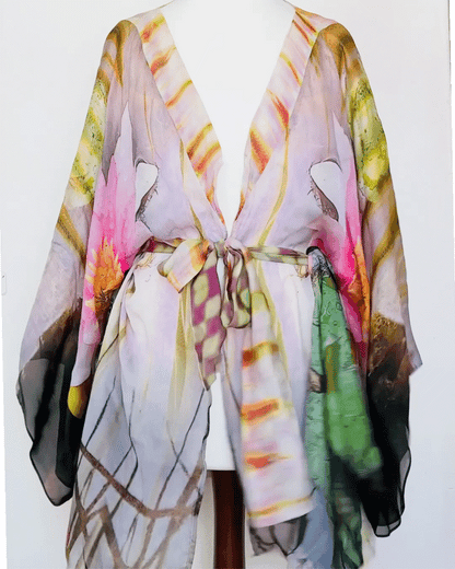 Roberto Cavalli 2009 Silk Caftan – Runway