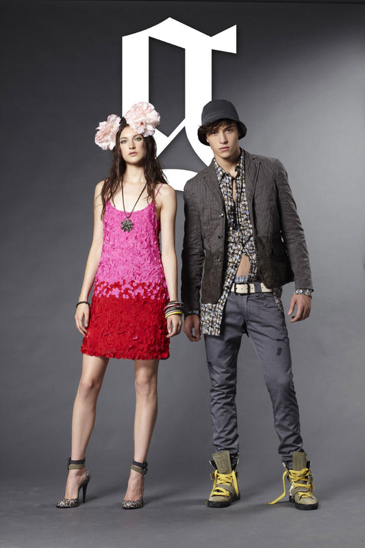 Galliano S/S 2011  petals ombré dress - Campaign