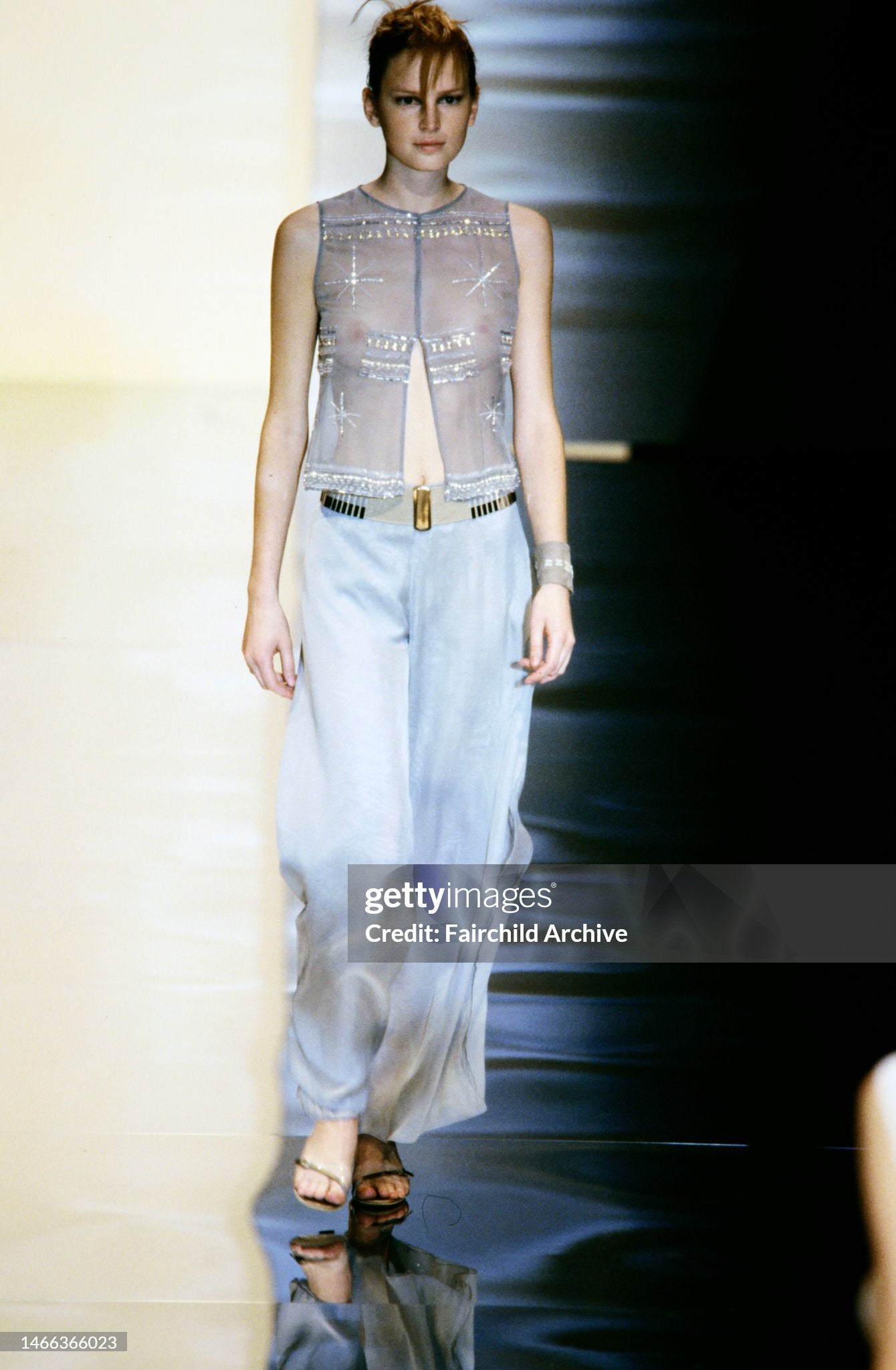 Emporio Armani 2001 silk set - runway