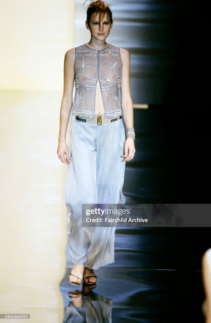 Emporio Armani 2001 silk set - runway