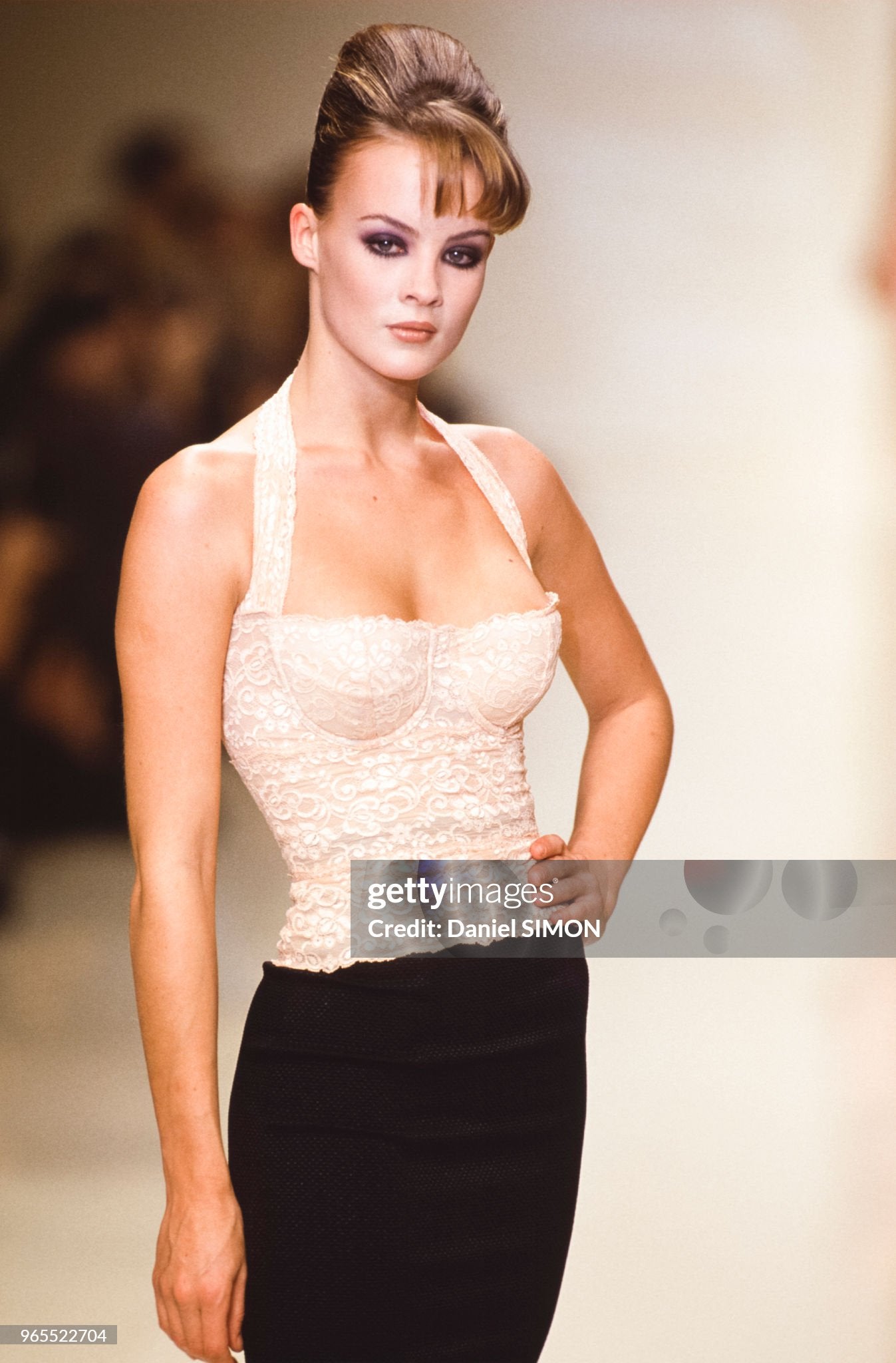 Chantal Thomass 1996 lace bustier - runway