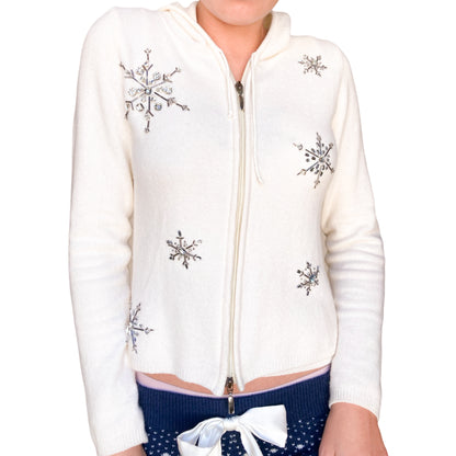 Italian Luxury Designer 2000s Angora & Swarovski twinset