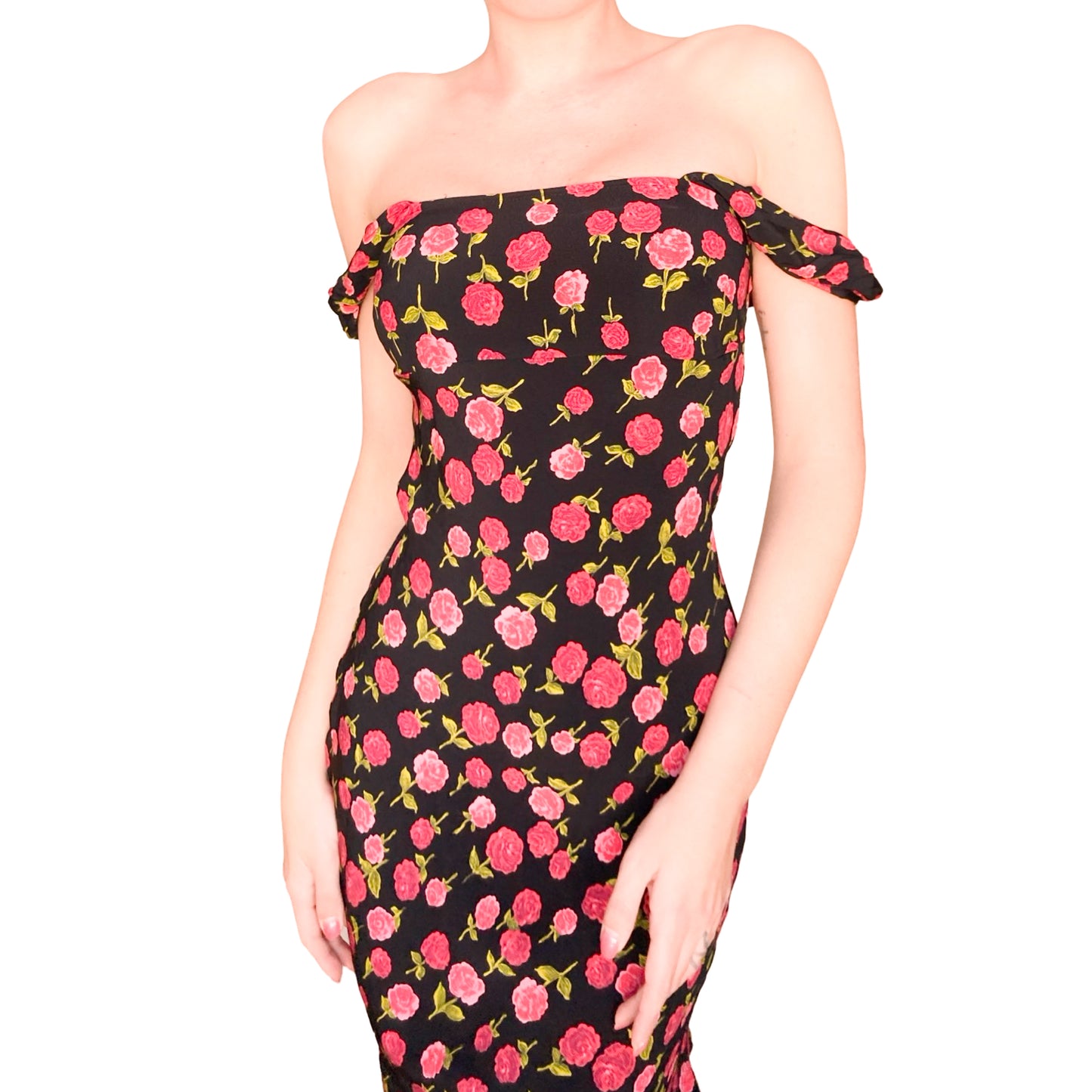 Betsey Johnson 1999 iconic roses print dress