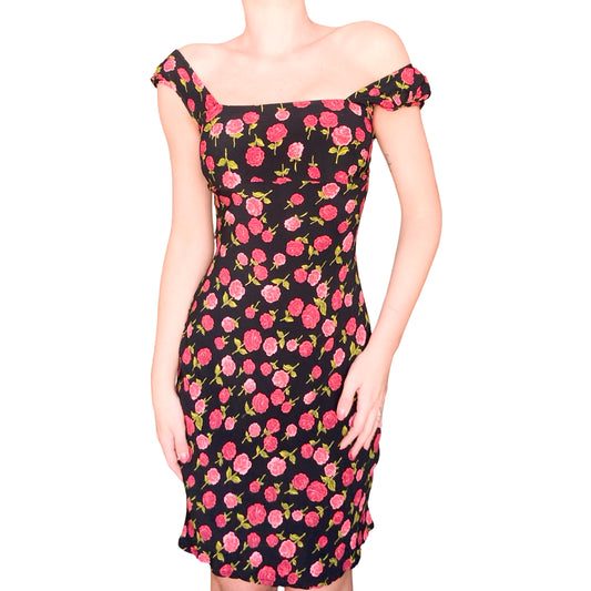 Betsey Johnson 1999 iconic roses print dress