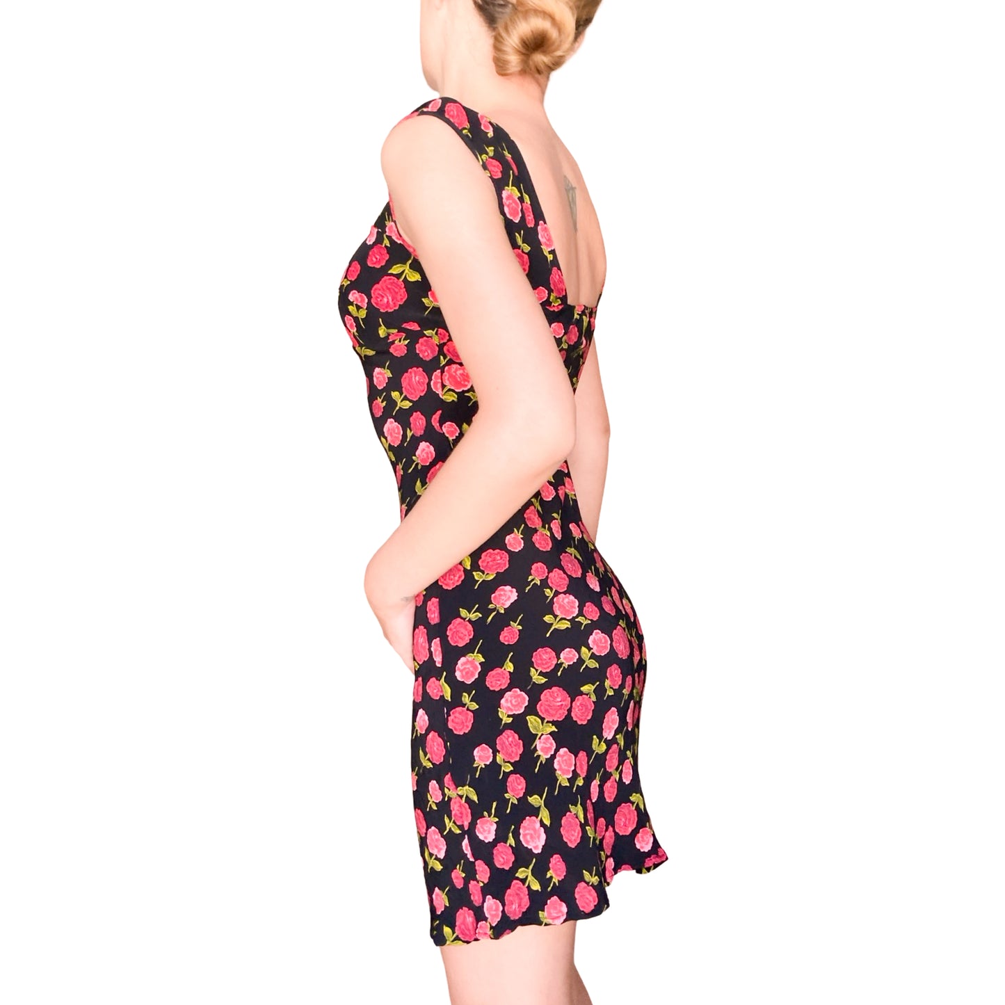 Betsey Johnson 1999 iconic roses print dress