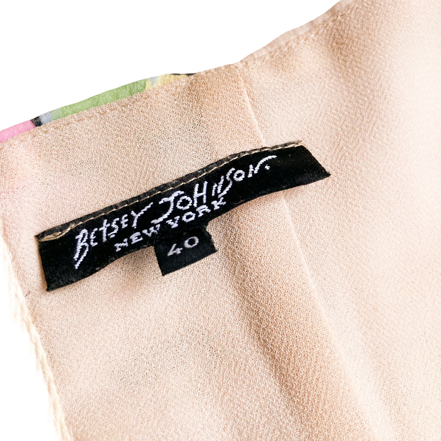 Betsey Johnson (2002) rare pleated silk bustier